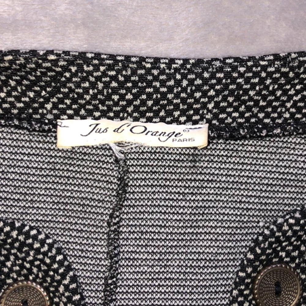 Jus d’Orange Paris Grey cardigan with buttons - Picture 3 of 3